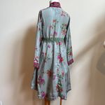 Johnny Was  Rare 100% silk dress XS. Contrasting embroidery and silk desi… Photo 1