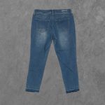 Hydraulic | Light Wash Mid Rise Denim Ankle Jeans with Holes Design & Fraying 8 Photo 3