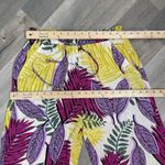 Jane and Delancey Jane & Delaney Tropical Print High Waist Wide Leg Crop Pants Small Photo 8
