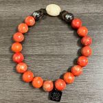 Rustic Cuff  Red Jasper Hematite Bead Bracelet Photo 0