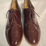Vintage Bass & Co Shoes Womens 9M Dress Ella Burgundy Patent Leather Bin2 Red Size 9 Photo 0