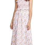 NWT Kos Resort Lace Floral Smocked Maxi Dress Photo 0
