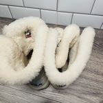 FILA Disruptor Lug Boot Winter White Faux Fur Trim Lace Up Ankle Boots Size 7 Photo 11