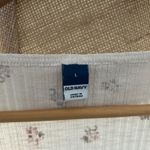 Old Navy  Floral Ribbed‎ Knit Top Scoop Neck Short Sleeve Tee Shirt L Photo 1