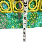 Lilly Pulitzer  Mila Sun Dance Shift Dress 4 Green Yellow Resort Wear Classic Photo 9