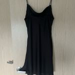 Abercrombie & Fitch Black Slip Dress with Cowl Neckline Sz Medium Photo 1