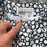 Leslie Fay  Personal Vintage Two Piece Skirt Set Black & White 14 Photo 2