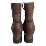 Sorel  Joan of Arctic Wedge lll Lexie Brown Leather Boots Size 10 Black Winter Photo 6