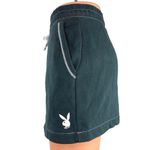 Playboy by Pacsun Green White Logo High Waist Drawstring Straight Mini Skirt S Photo 1