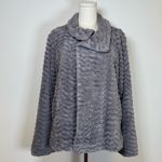 Patagonia ‘Pelage’ Soft Cozy Jacket Asymmetrical Collar Women’s Size Large Photo 4