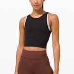 Lululemon Power Pivot Tank Everlux Black MEASUREMENTS Photo 0
