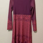prAna  Purple & Pink Long Sleeve Active Wear Dress Womens S Gorpcore Casual Photo 3