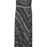 White House | Black Market black and tan halter maxi dress sz 6 Photo 0