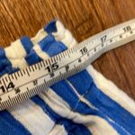 J.Crew white blue striped linen blend paperbag shorts M Size M Photo 6