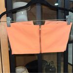 Sabo Skirt Y2K  cropped top neon tangerine tube top v neck tumblr 2010s vintage Photo 3