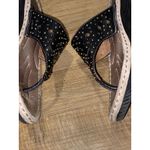 Clarks Artisan Low Wedge Sandal Black Studded Women’s Size 9 Photo 13