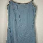 Active Basic  Blue Tank Top Women’s Medium Adjustable Straps Fitted Layering Top Photo 0