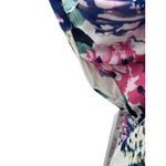 Vanilla Bay Striped‎ Floral Maxi Dress Medium Boho Knit Stretch Casual Boutique Style Comfy Photo 2