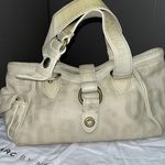 Marc Jacobs Marc Jacob’s Leather Small Cream Bag with Dust Bag Photo 0