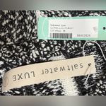 Saltwater Luxe Saltwater‎ Lux Grey and White Striped Sweater Size 1X NWT Photo 4