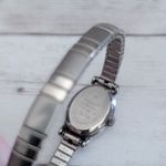 Timex Women's Cavatina CR 1216 Cell L3 Silver Tone with Spidel Strap - Untested Photo 4