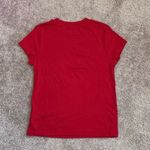 A New Day NWOT Red Short Sleeve Slim Fit Ribbed T-Shirt Photo 5