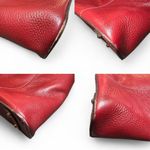 Dooney & Bourke  Lexington Pebble grain Leather Maroon and brown Leather Zip Tote Photo 5