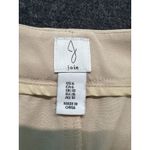 Joie  Women's Pleated Tan Wide-Leg High Rise Dress Pants Size 6, NWT Photo 2