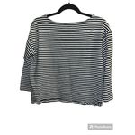Banana Republic  Jeweled Rhinestone Stripe Long Sleeve Sz Small Top Photo 4