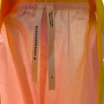 Anthropologie Anthropology Pink and Yellow Shorts sz Large Photo 2