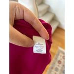 Amanda Uprichard  Hot Pink Ruffle Shoulder Long Sleeve Blouse Photo 4