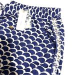 Anthropologie Blue Scalloped Motif Beaded Joggers Pants Photo 5