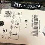 ZARA NEW Multicolor Tie Dye Mesh Crewneck Long Sleeve Sheer Shirt Cover Up Top L Photo 2