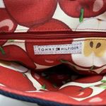 Tommy Hilfiger Apple Fabric Logo Tote Bag Coin Purse Keychain Red White Blue 9” Photo 13