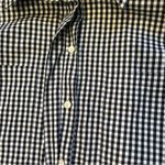 Claridge + King Black Gingham Banded Cotton Shirt Dress, Sz M Size M Photo 12