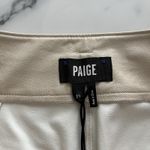 Paige  Maria Vegan Leather Pants Size 10 Belted Tie Waist Pockets Dressy Photo 3