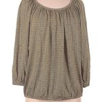 Michael Kors Gold chain pattern 3/4 sleeve blouse XL Photo 0