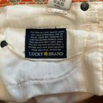 Lucky Brand orange & tan Charlie Capri Jeans Size 2/26 Photo 5
