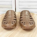 Skechers GoWalk 5 Foamies Slip On Mules Metallic Bronze Brown Size 7 Photo 1