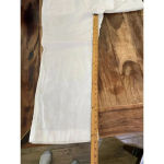 Allen Allen  White Linen Drawstring Cropped Pants Size XL Photo 1