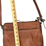 Fossil  Emma Crossbody Bag Brown Leather Purse Tassels Photo 10