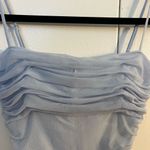 Babaton Aritzia  Luxor Bodysuit Light Blue Photo 3