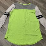 PINK - Victoria's Secret PINK Victoria’s Secret Neon Green 3/4 long sleeve Shirt; XS Photo 8