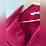Coldwater Creek  Women's Tweed Pink Zip Up Jacket Stylish Suit Blazer Size 16 Photo 3