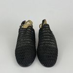 Charles David  Net Mules Heels‎ Mesh Black Ankle Strap Sandal Womens 7 Photo 4