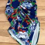 ZARA 🆕  Floral Asymmetrical One Shoulder  Bodysuit  -  NWT Photo 0