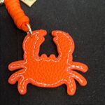 Lands' End  | Vibrant Orange Crab Keychain/Bag Charm Photo 2