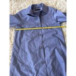 Vintage Gallery Petite Women's Long Lavender Trench Coat Collar Sz 6 Purple Photo 5