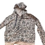 Aeropostale Women's Size XS Floral Print Hoodie - Pink and Black Photo 0