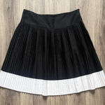 Ralph Lauren Black and White A-Line Skirt Size Women’s Pleated Classic Two tone Photo 0
